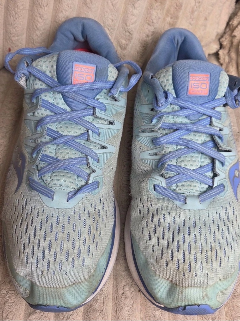 Saucony Ride ISO 2 Women's Running Shoes Blue Athletic Sneakers Size 9.5 10515-1 - Picture 3 of 12